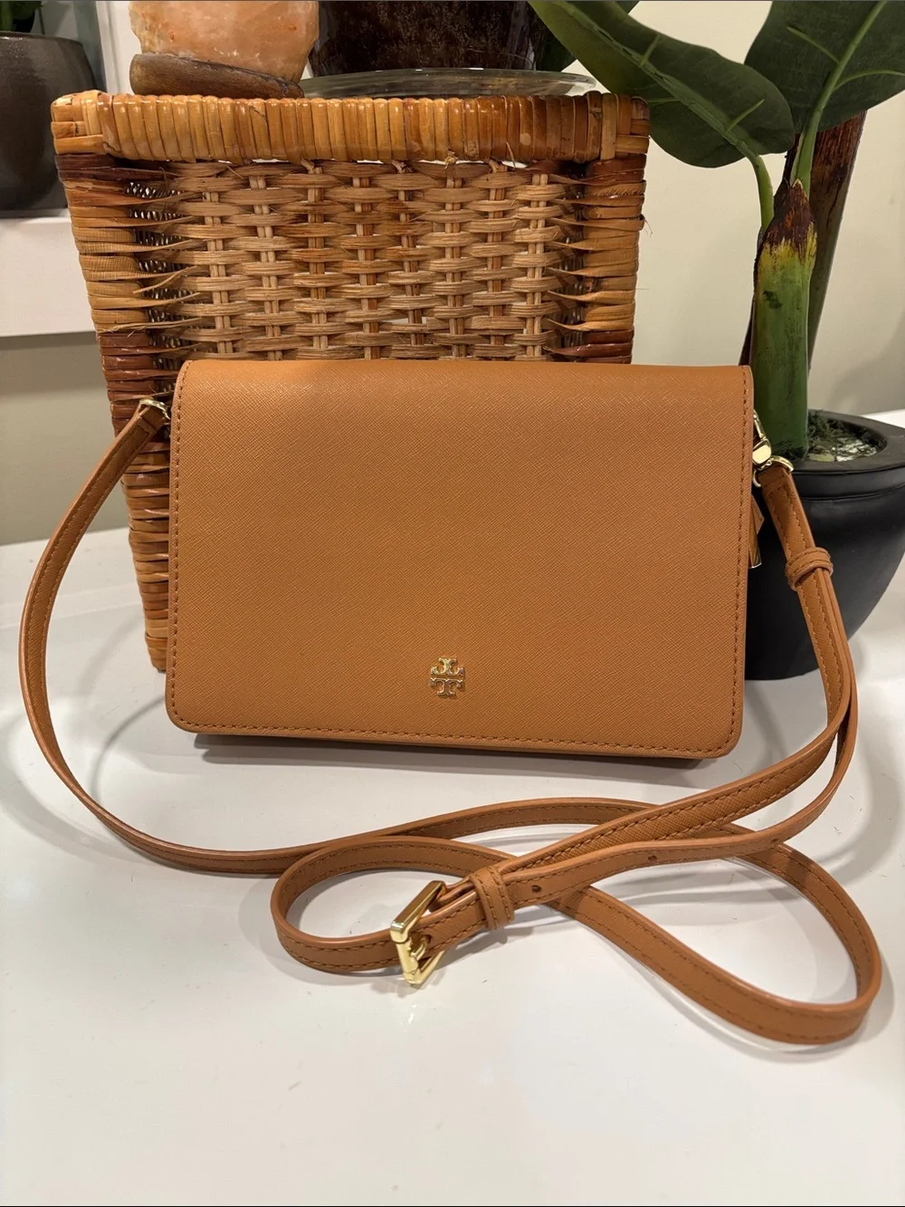 Tory Burch Emerson Convertible Crossbody Bag in Cardamom